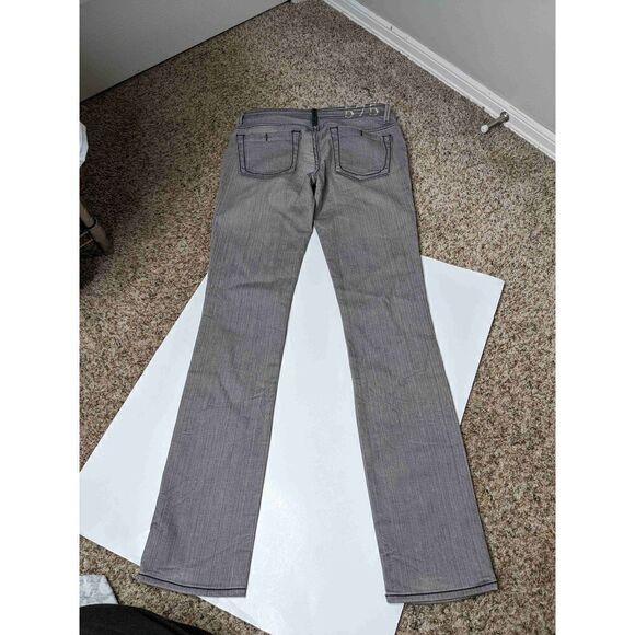 575 Los Angeles Straight Gray Designer Jeans 26 - Picture 6 of 16